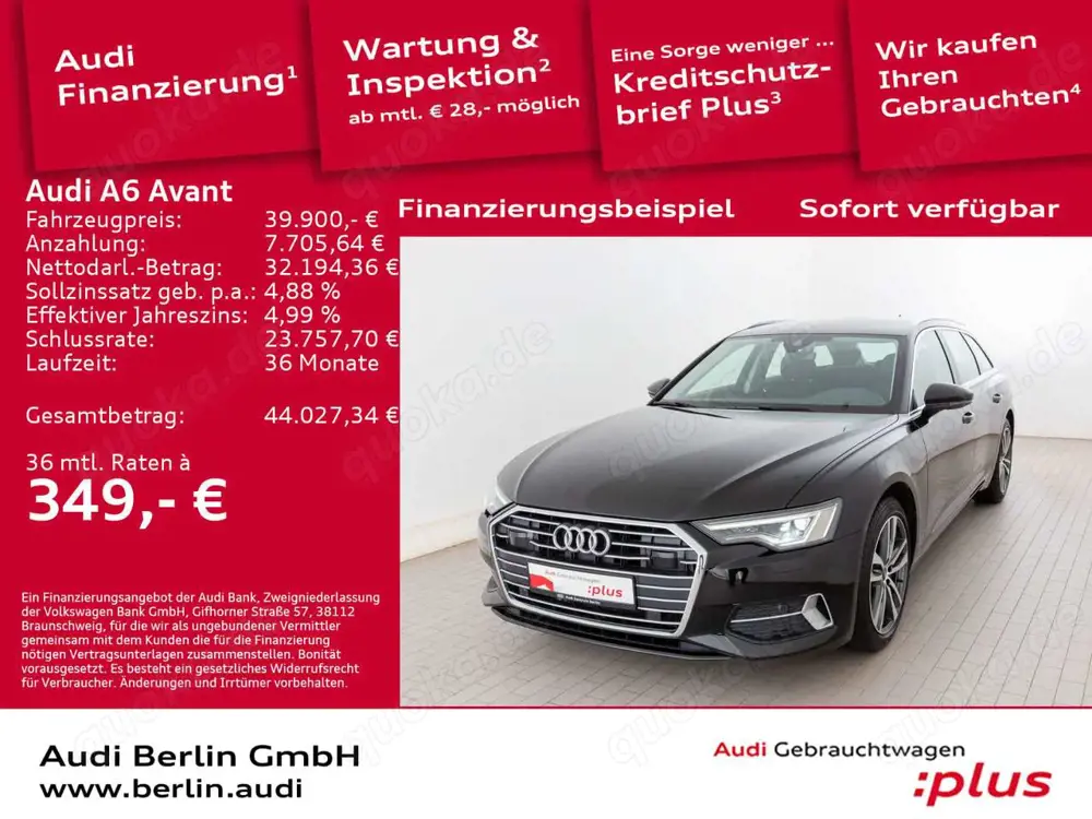 Audi A6 sport 40 TDI S tr. AHK MATRIX NAVI VIRT