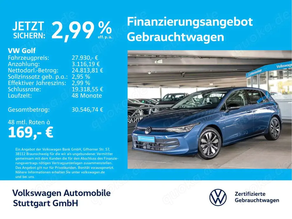 Volkswagen Golf Goal 1.5 TSI DSG Navi Kamera AHK ACC LED