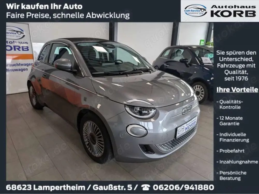 Fiat 500e 42kWh Cabrio, Komfort-Paket