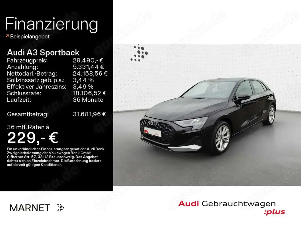 Audi A3 Advanced 35 TFSI*Navi*Alu*AHKÜ*PDC*