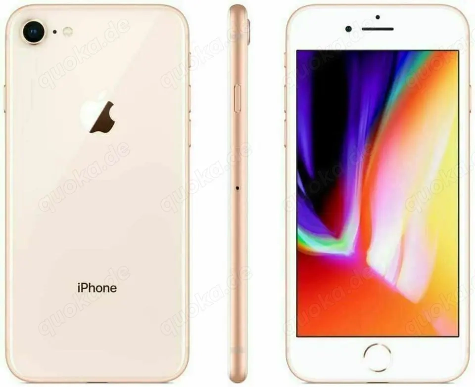 Apple iPhone 8, Gold, 64GB (MQ6J2ZD A)