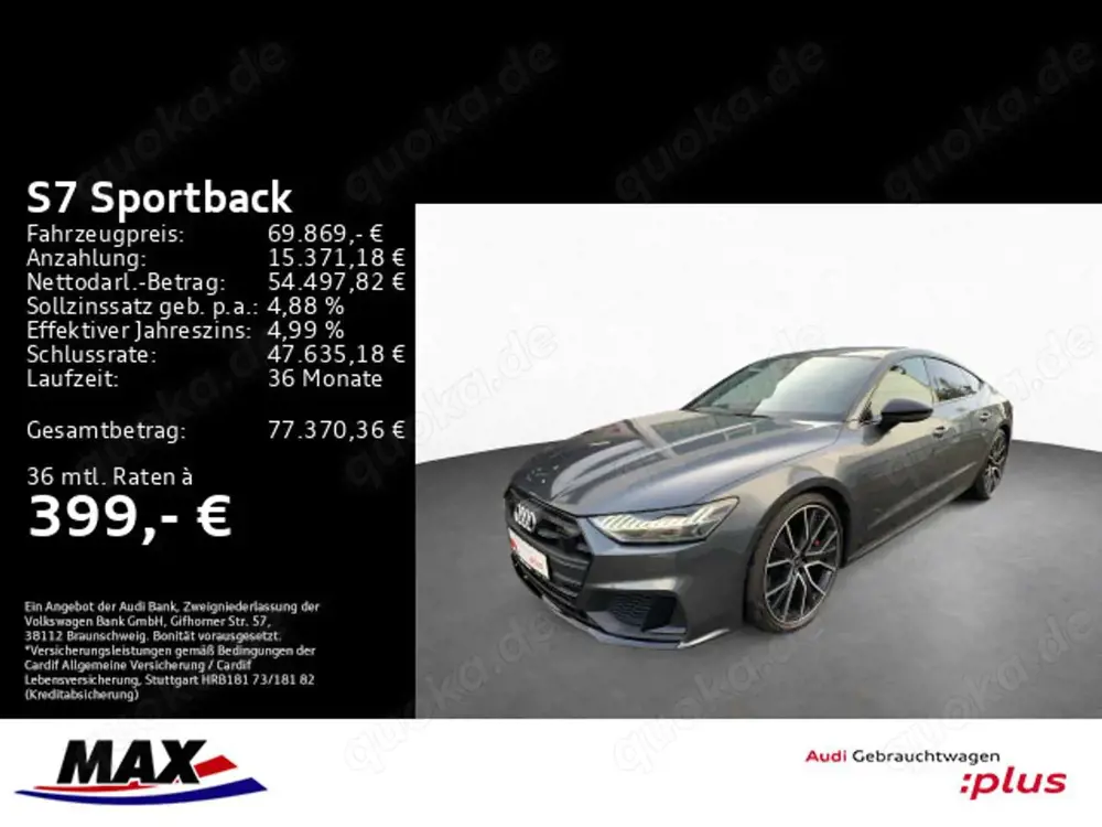 Audi S7 TDI +HD MATRIX+PANO+AHK+KAMERA+HUD+