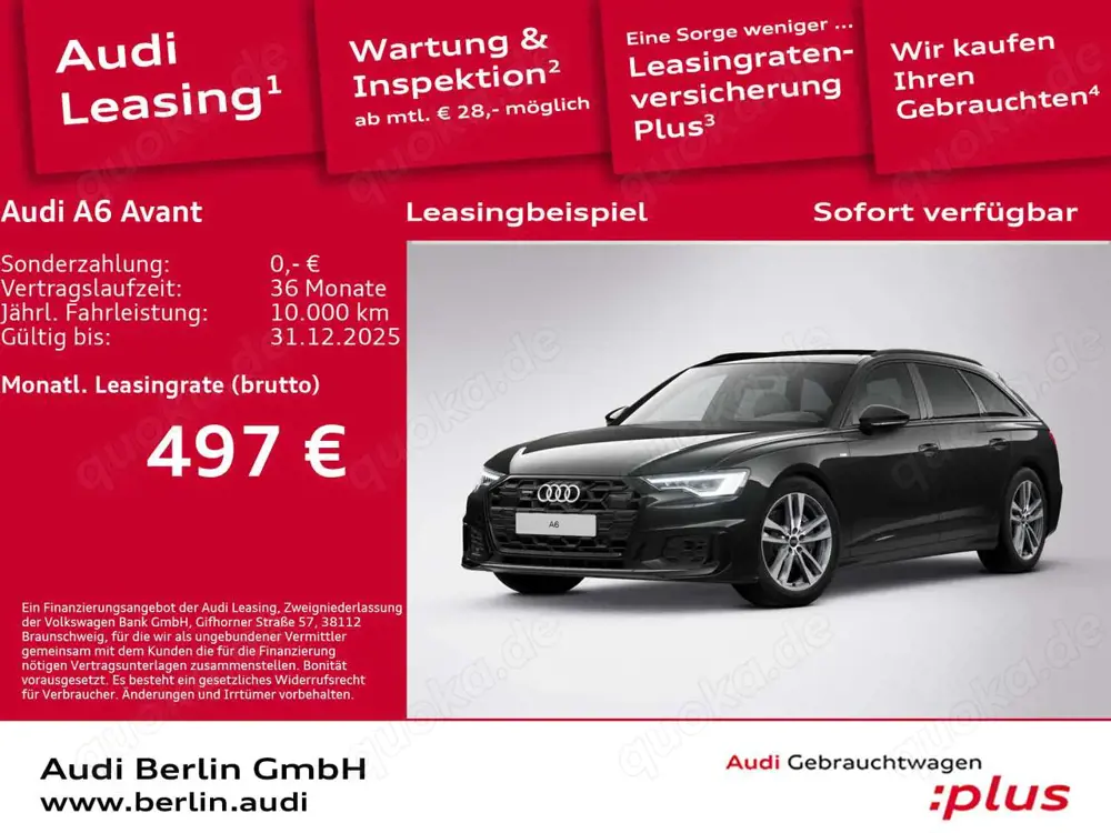 Audi A6 Design S line 45 TFSI qu. S tr.