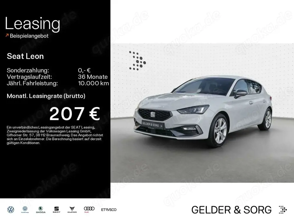 SEAT Leon FR 2.0 TDI LED*RFK*Navi*ACC*Sitzh.