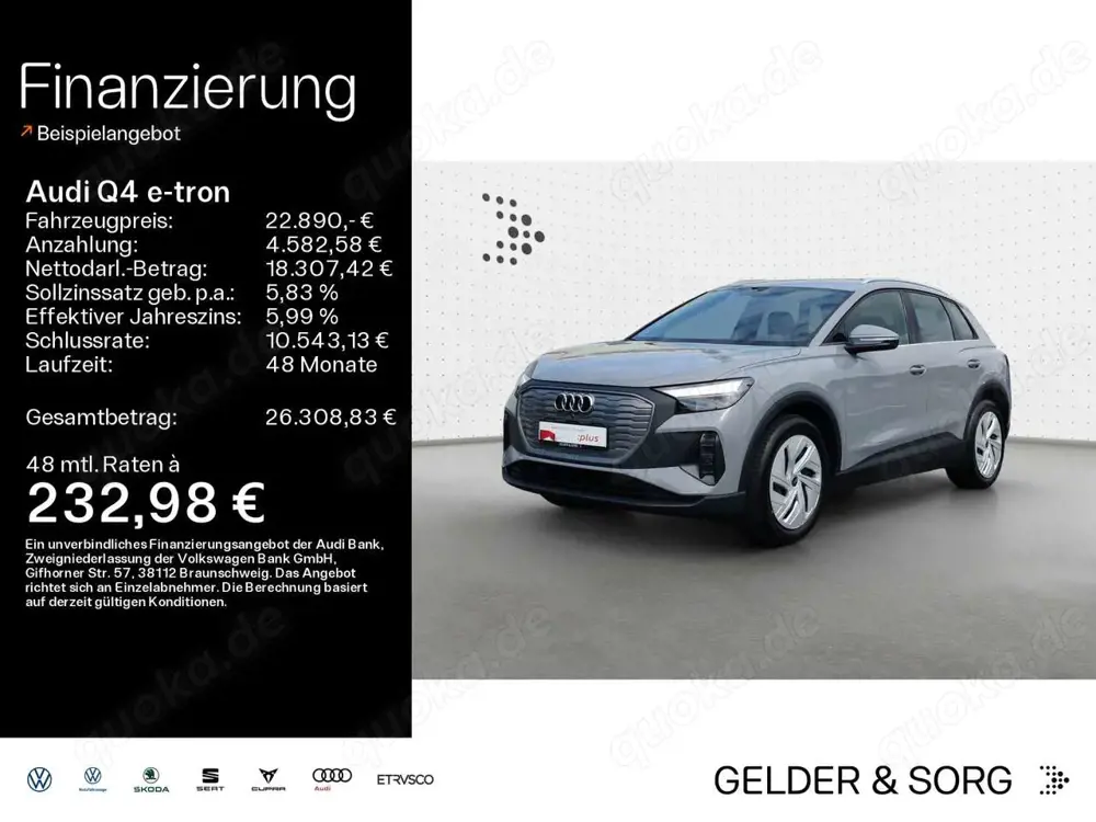 Audi Q4 e-tron Q4 35 e-tron Glanzpaket*Standklima*LED*EPH*SHZ*