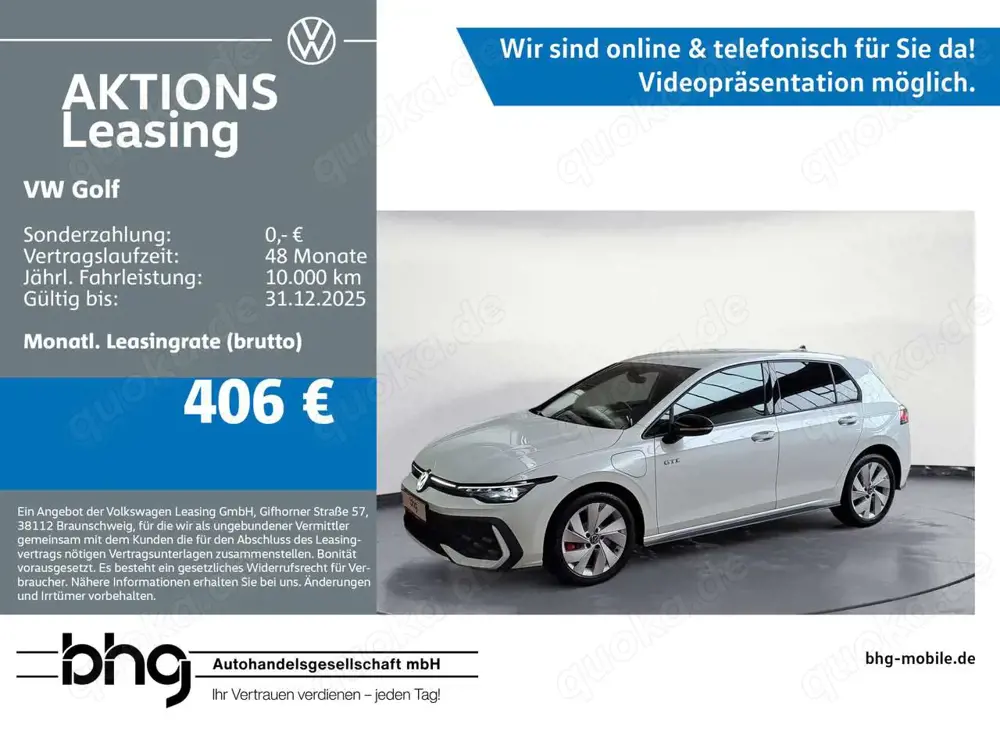 Volkswagen Golf GTE 1.5 GTE eHybrid DSG *AHK*ACC*NAVI*