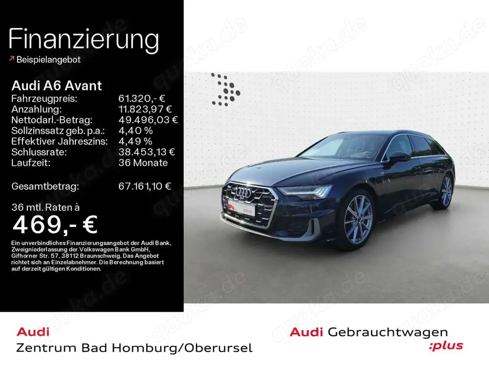 Audi A6 50 TDI quattro S line*Navi*Matrix*Alu*A