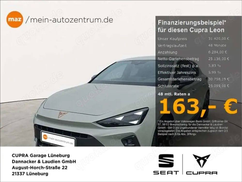 CUPRA Leon 1.5 eTSI Alu Matrix-LED Sennheiser Navi ACC