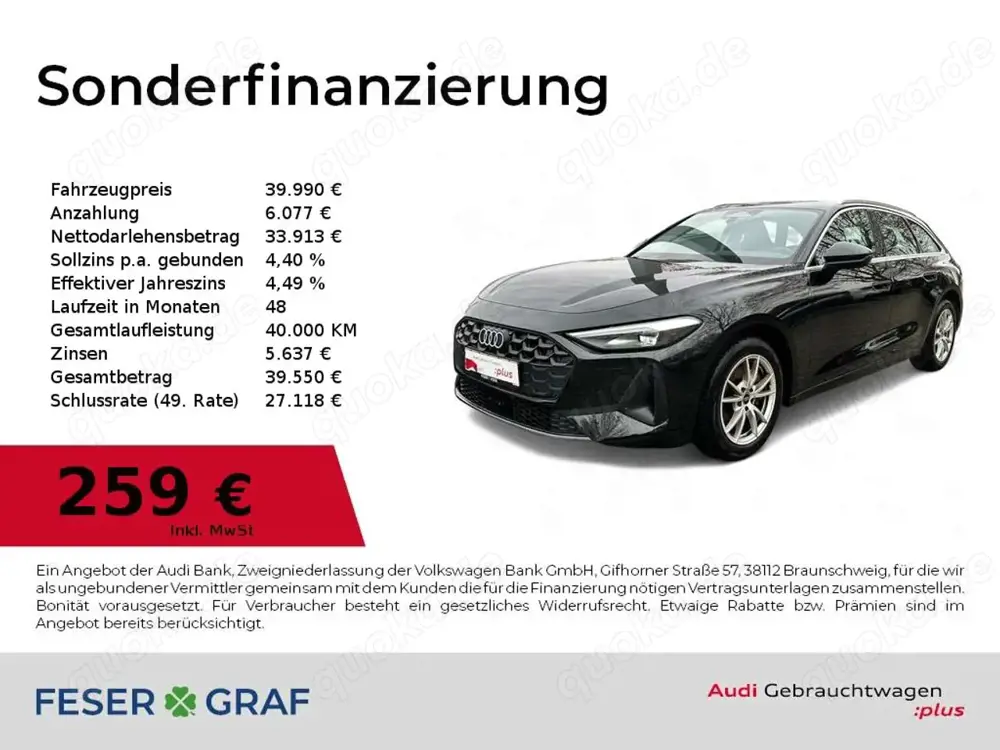 Audi A5 Avant TFSI ACC/Kamera/Navi/SHZ