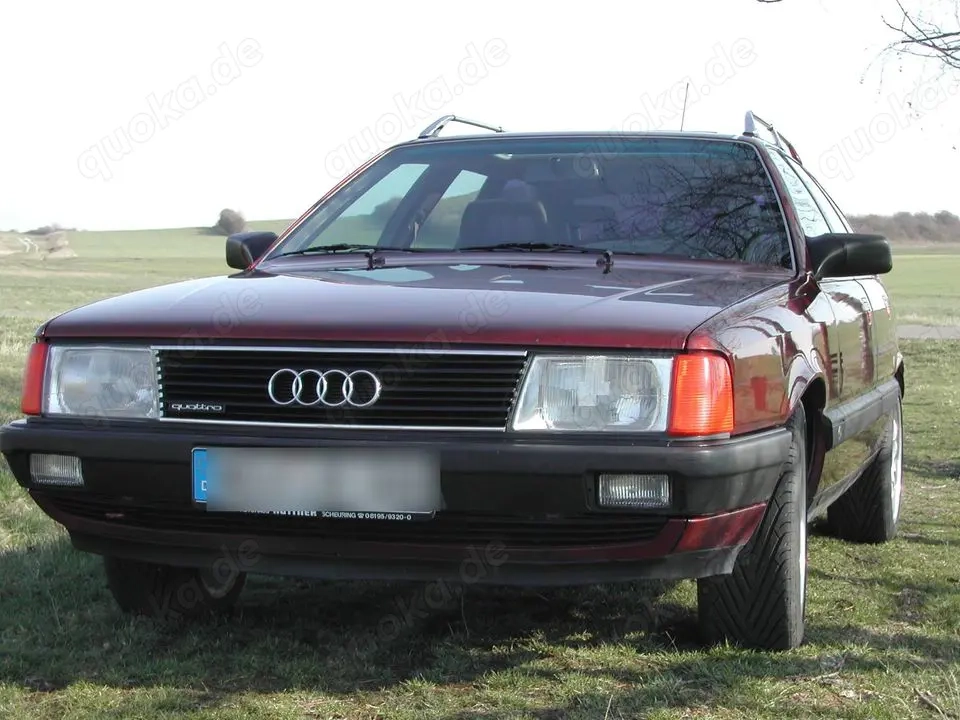 Audi 100 Avant Quattro mit riesen Ersatzteilkonvolut