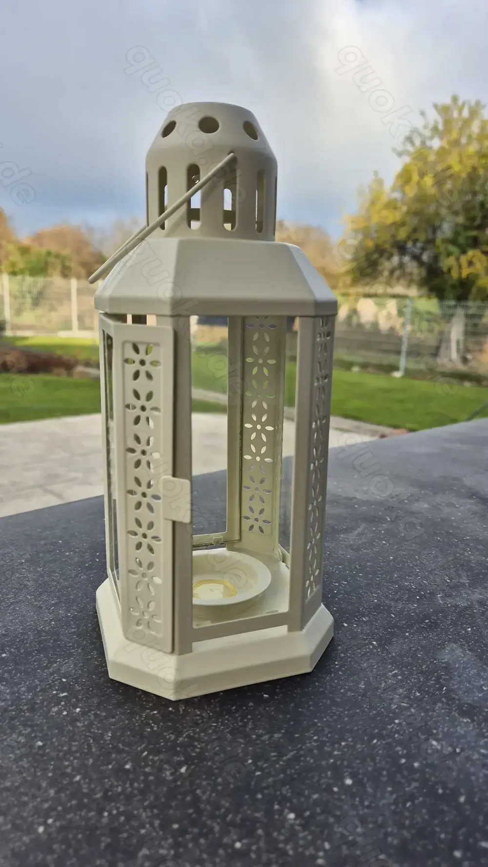 Dekolampe für Kerze oder Teelicht