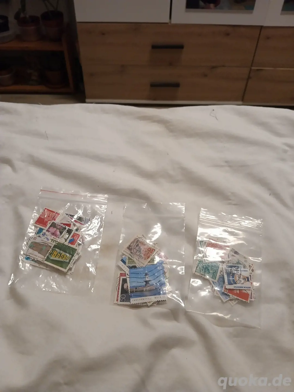 3 Tüten sammel Briefmarken gestempelt 