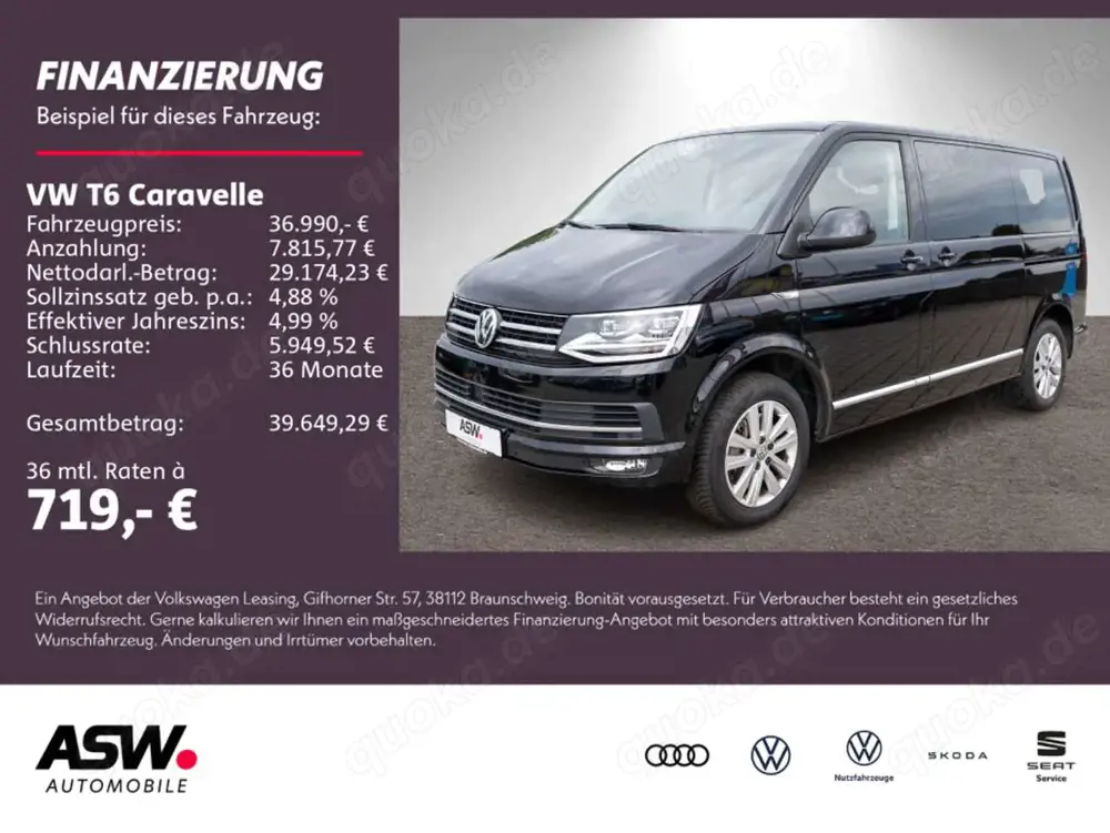 Volkswagen T6 Caravelle Highline 2.0TSI DSG LEDER Stdhz AHK