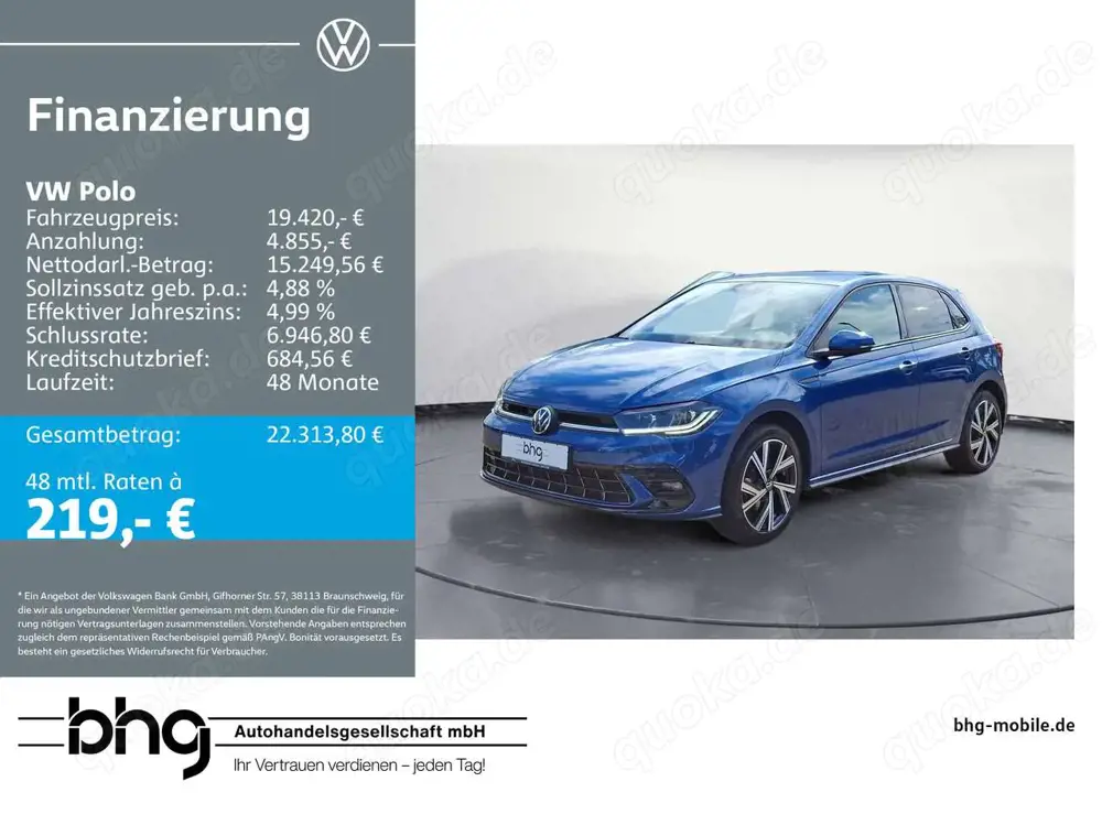Volkswagen Polo 1.0 TSI OPF DSG R-Line