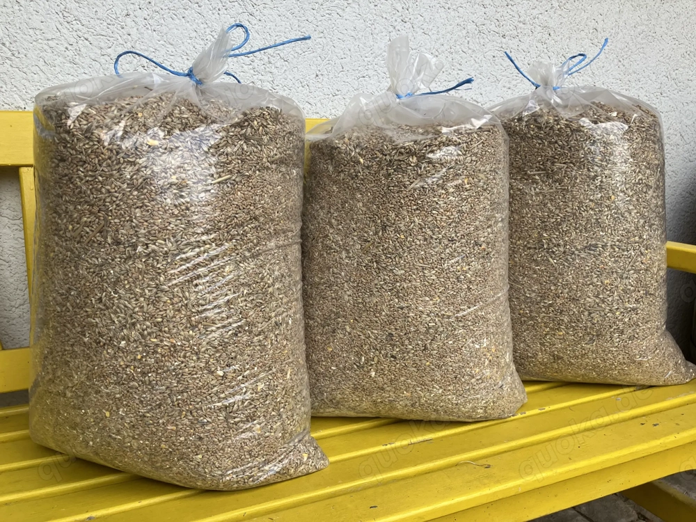Hühner,  3 Säcke Weizen, Mais, Sonnenblumen - Mischung abzugeben