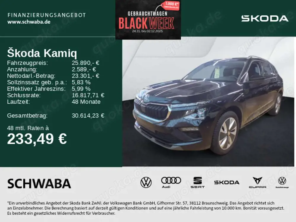Skoda Kamiq Selection 1.0 TSI DSG *ACC*AHK*LED*NAVI*17