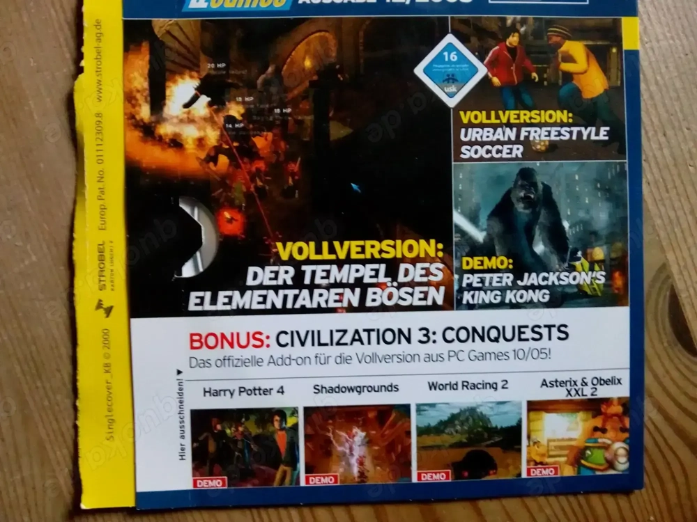 Computerspiel der Tempel des Elementaren Bösen