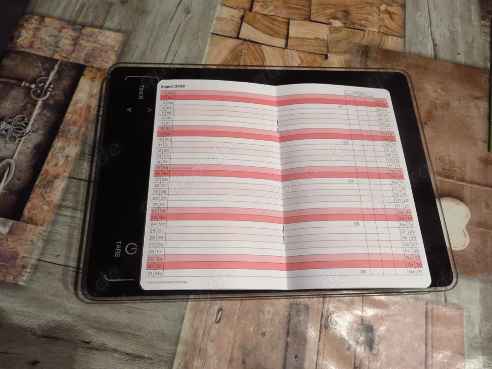 Buchkalender 2026 zu verschenken