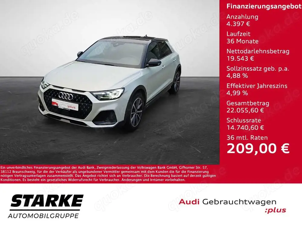Audi A1 allstreet 30 TFSI S tronic Navi RFK LED SHZ Opt...