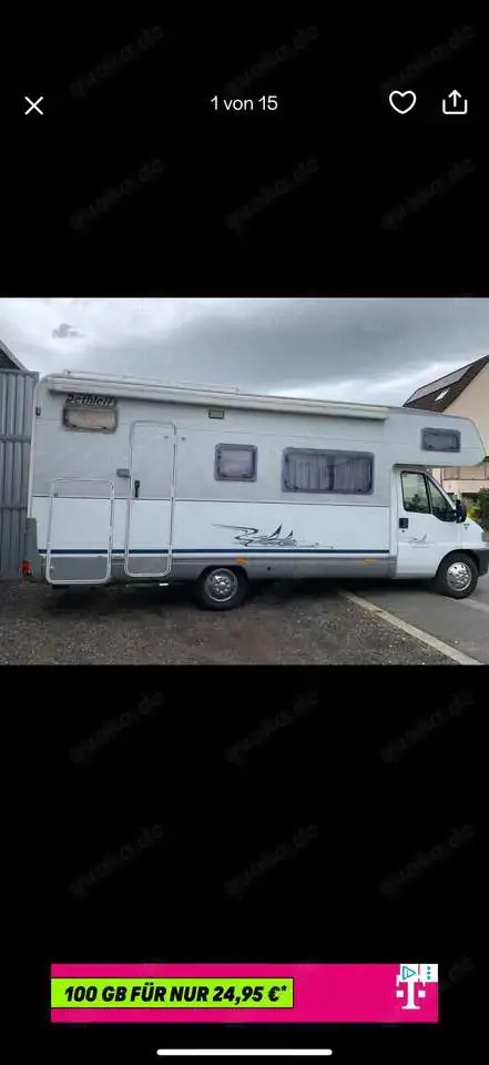 Caravans-Wohnm Fiat dethleffs