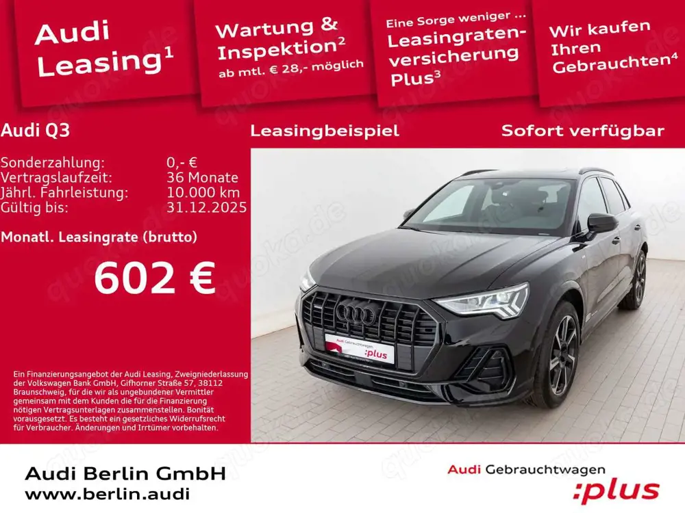 Audi Q3 S line 45 TFSI quattro S tronic