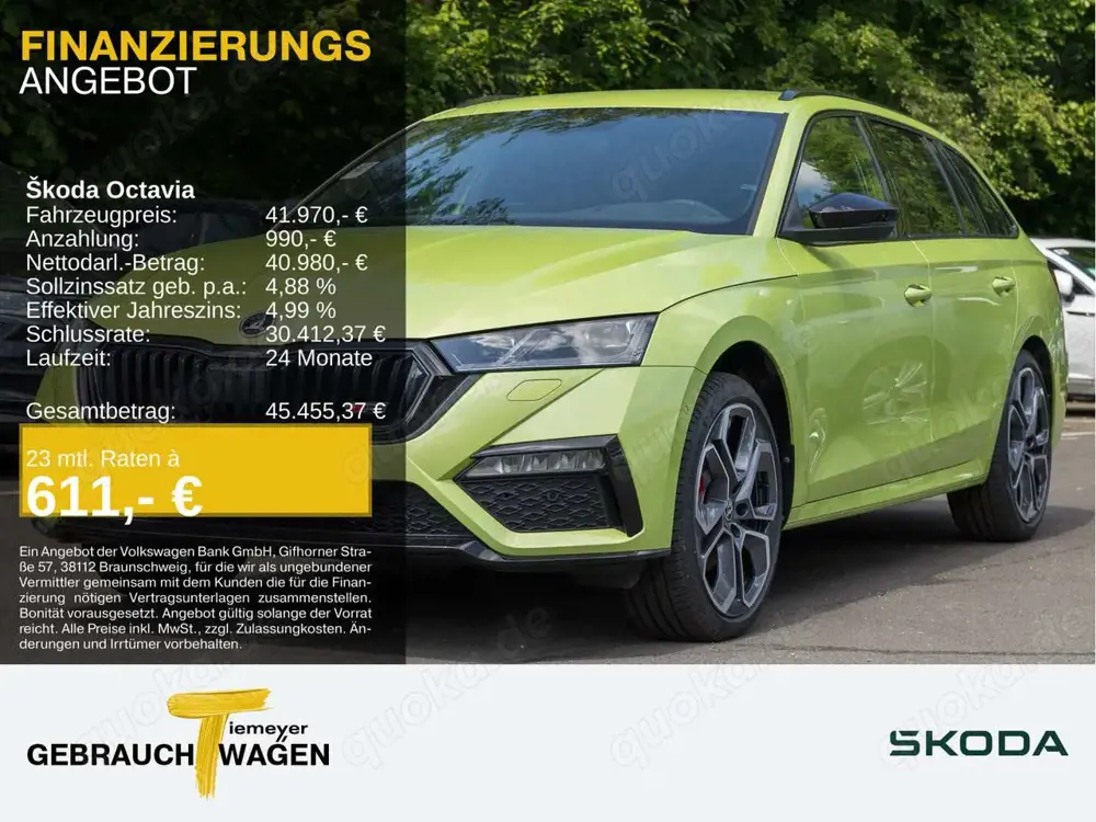 Skoda Octavia Combi 2.0l TDI DSG RS Final Edition NAVI