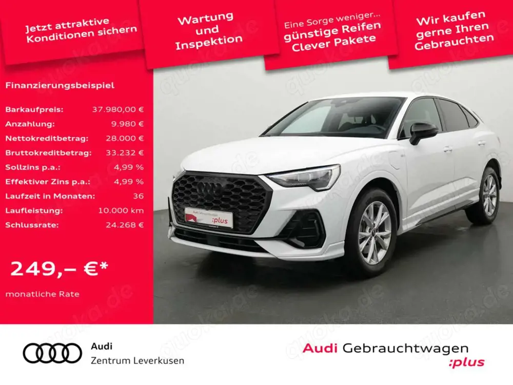 Audi Q3 Sportback e S line S-TRON AHK NAVI VIRT LE