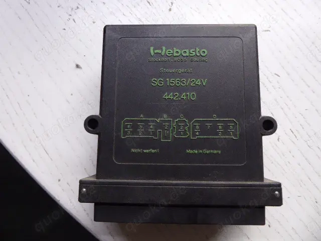 Webasto Steuergerät SG1563 24 Volt 442.410