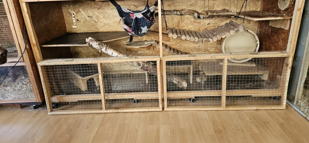 Nagerkäfig XXL auf Rollen