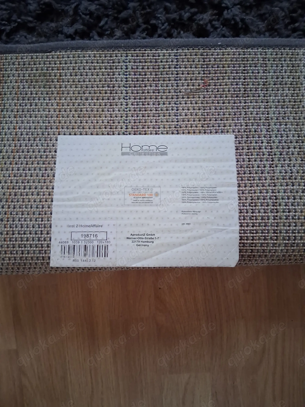 2 Teppiche in anthrazit 