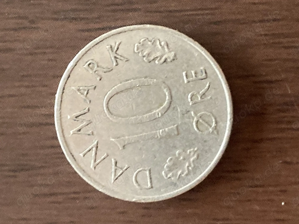 Münze Münzen Umlaufmünze Dänemark 10 Öre 1973