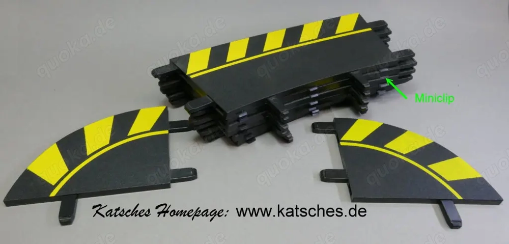  Randstreifen Steilkurve 1 30 a 20561 gelb Carrera Exclusiv Evo a.f. Carrera Digital alte 124 