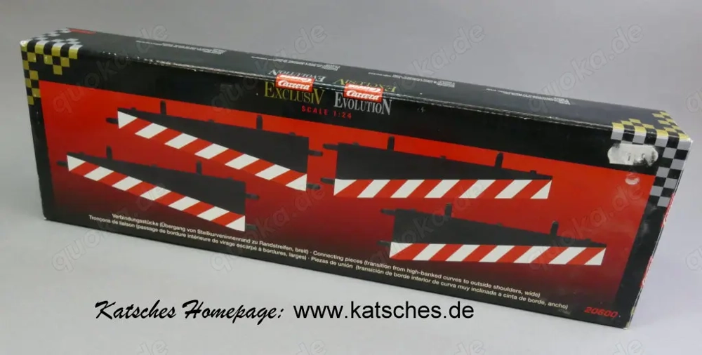Randstreifenübergang Steilkurve auf breit Carrera Exclusiv 20600 a.f Digital , Evolution OVP