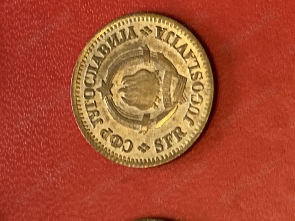 Münze Münzen Umlaufmünze Jugoslawien 10 Para 1965