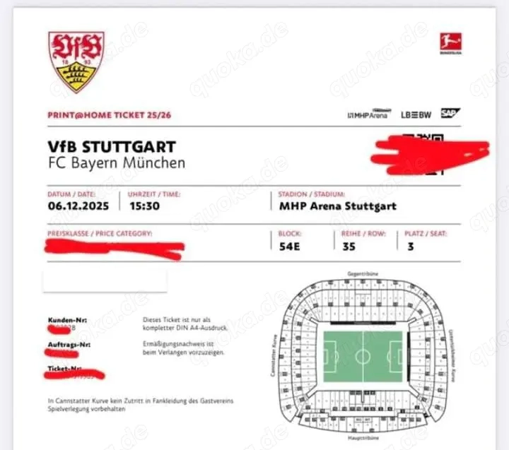 Vfb Stuttgart gegen Bayern Munchen