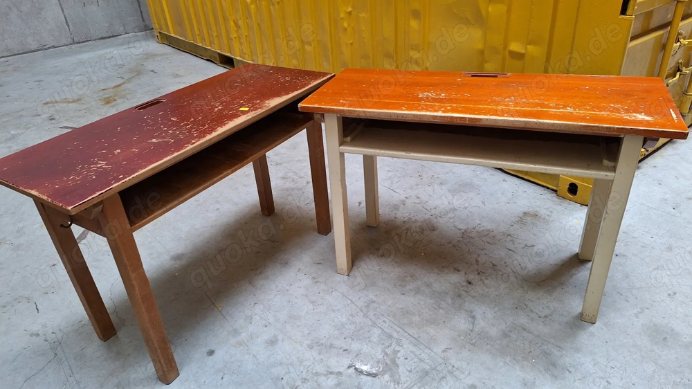 Tisch   Schultische aus Holz
