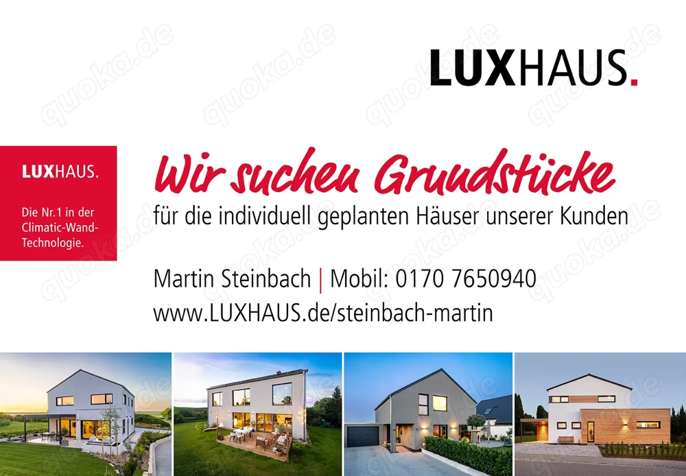 Wir suchen Baugrundstücke