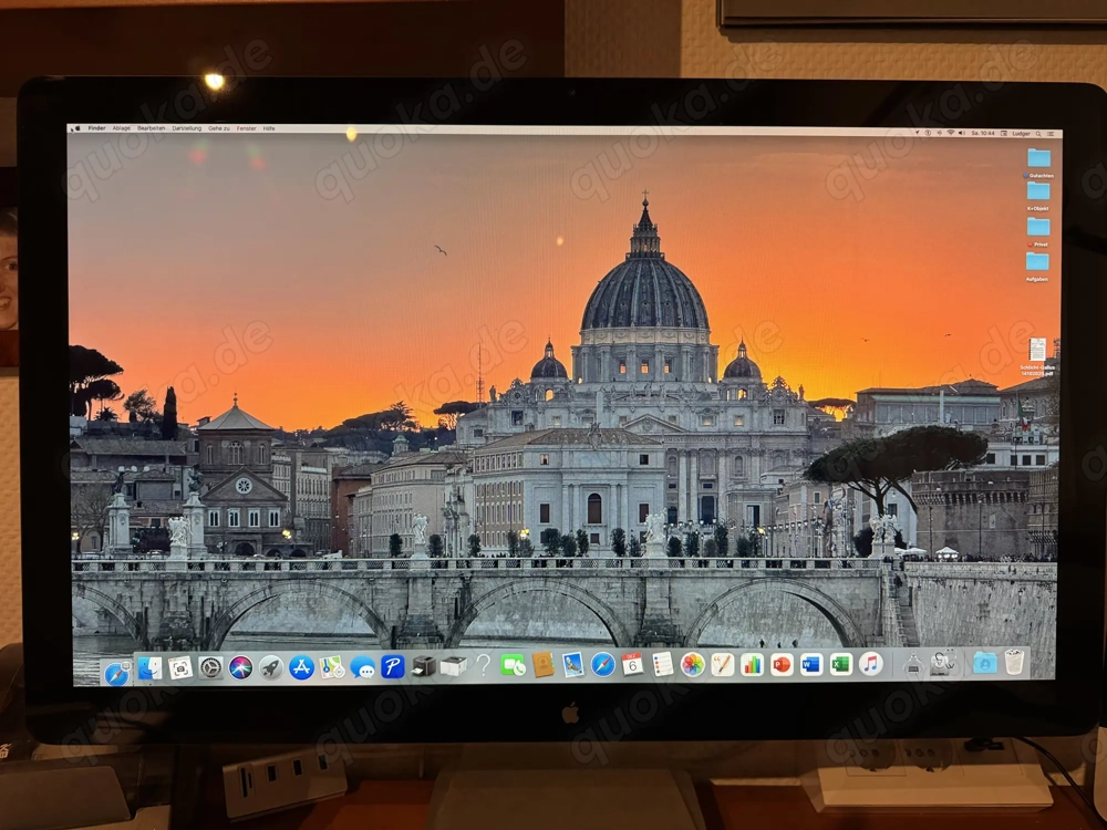 Mac Mini Catalina Ende 2012 2,6 GHz i7 16GB 1 TB SSD  27" Bildschirm