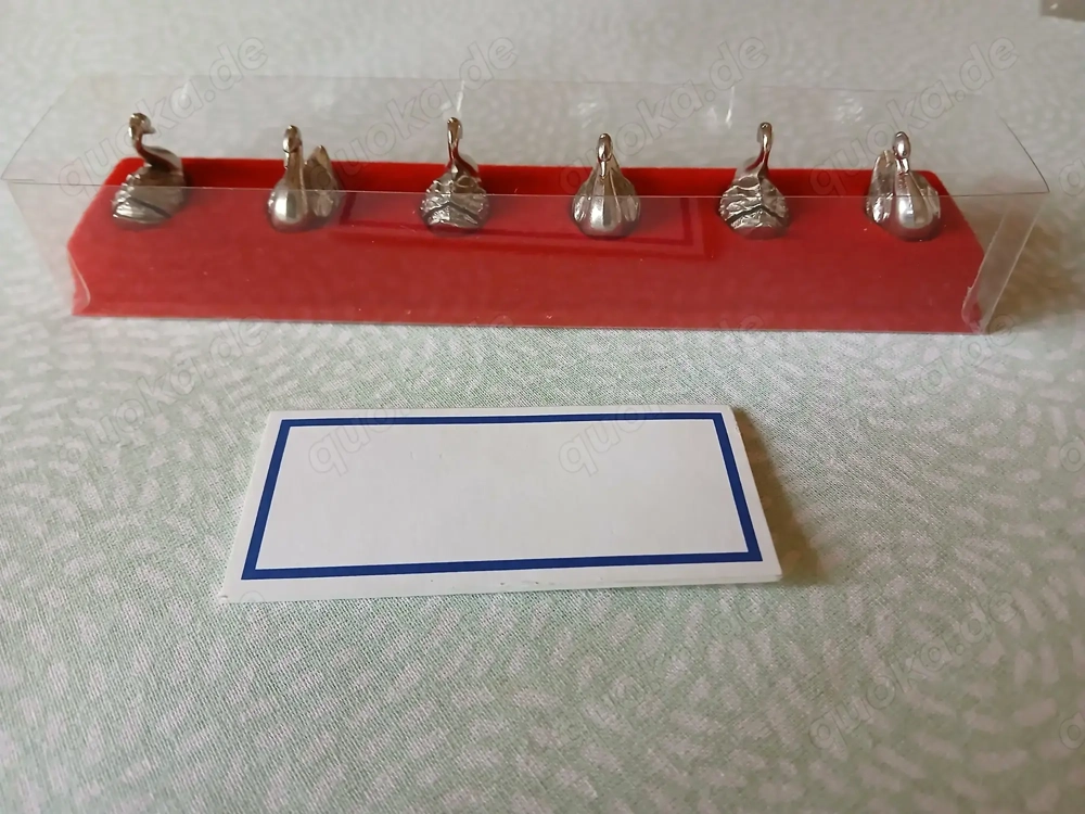 6 Tischkartenhalter Vintage