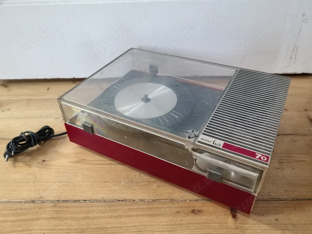 Telefunken Mister Hit 70 Vintage Plattenspieler von 1970