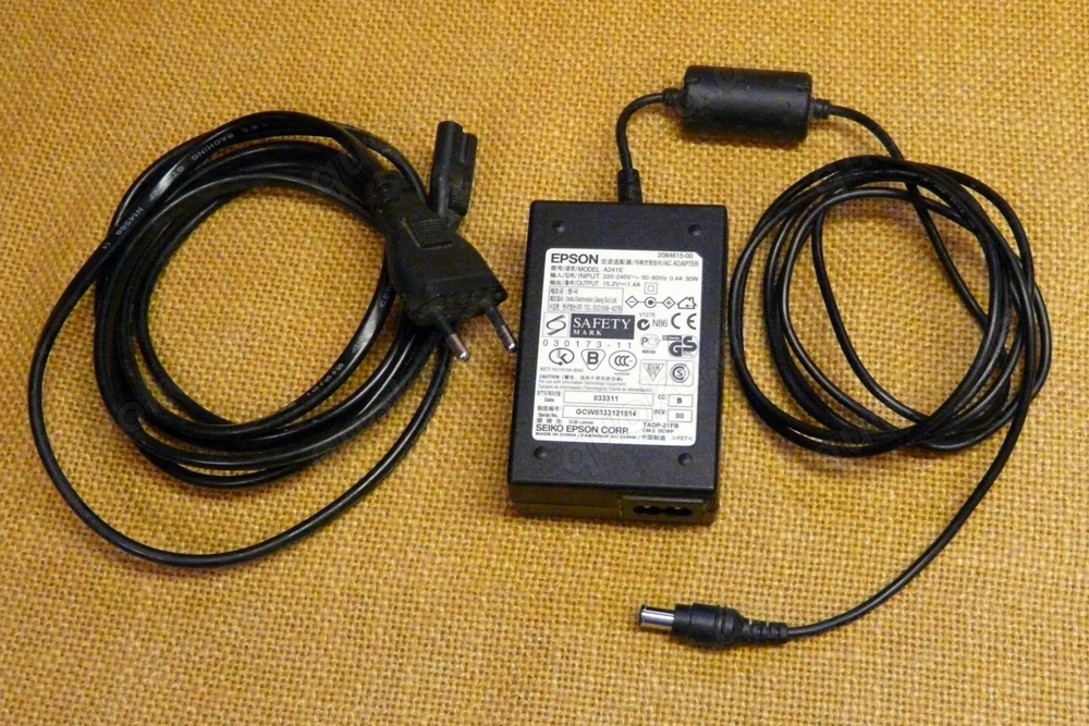 Netzteil AC-Adapter Epson A241E, 15,2V 1,4A