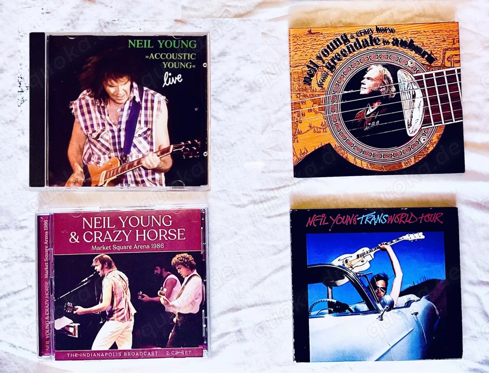 Neil Young & Crazy Horse CD Konvolut 18 Disc bzw . 17 Alben 1970-1996 Live&Studio