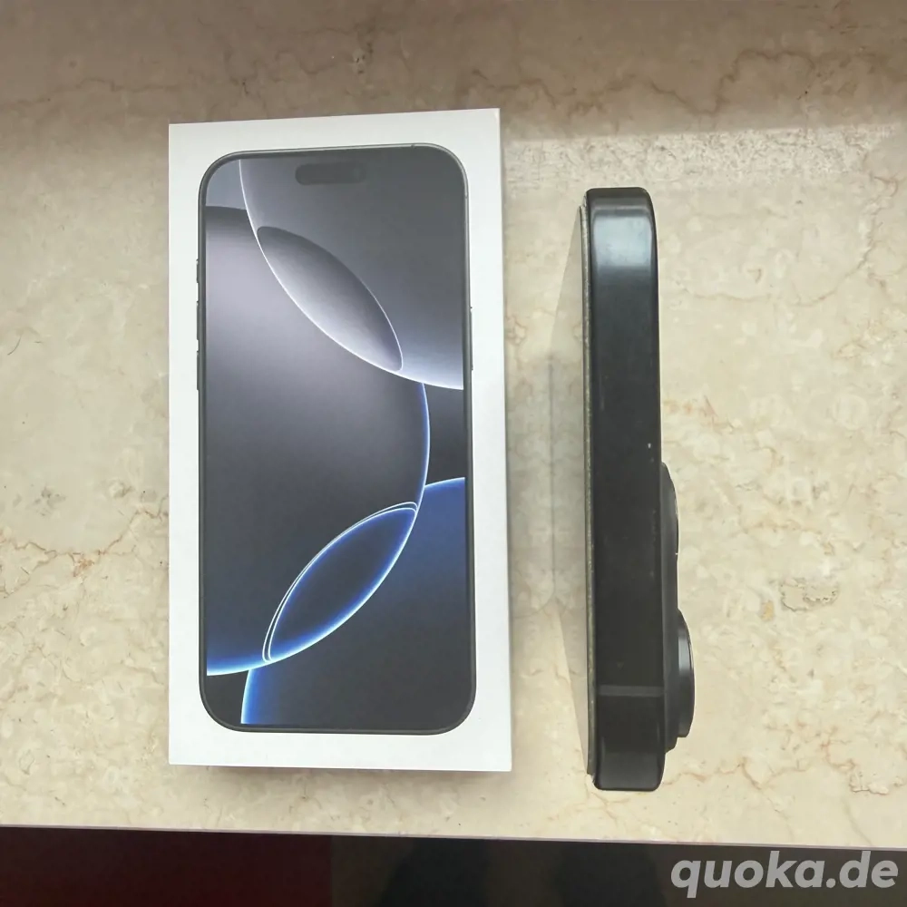 iPhone 16 Pro Max Schwarz 256GB 100% OVP