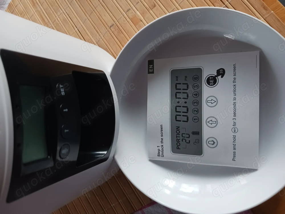 Futtterautomat für Katze oder Hund