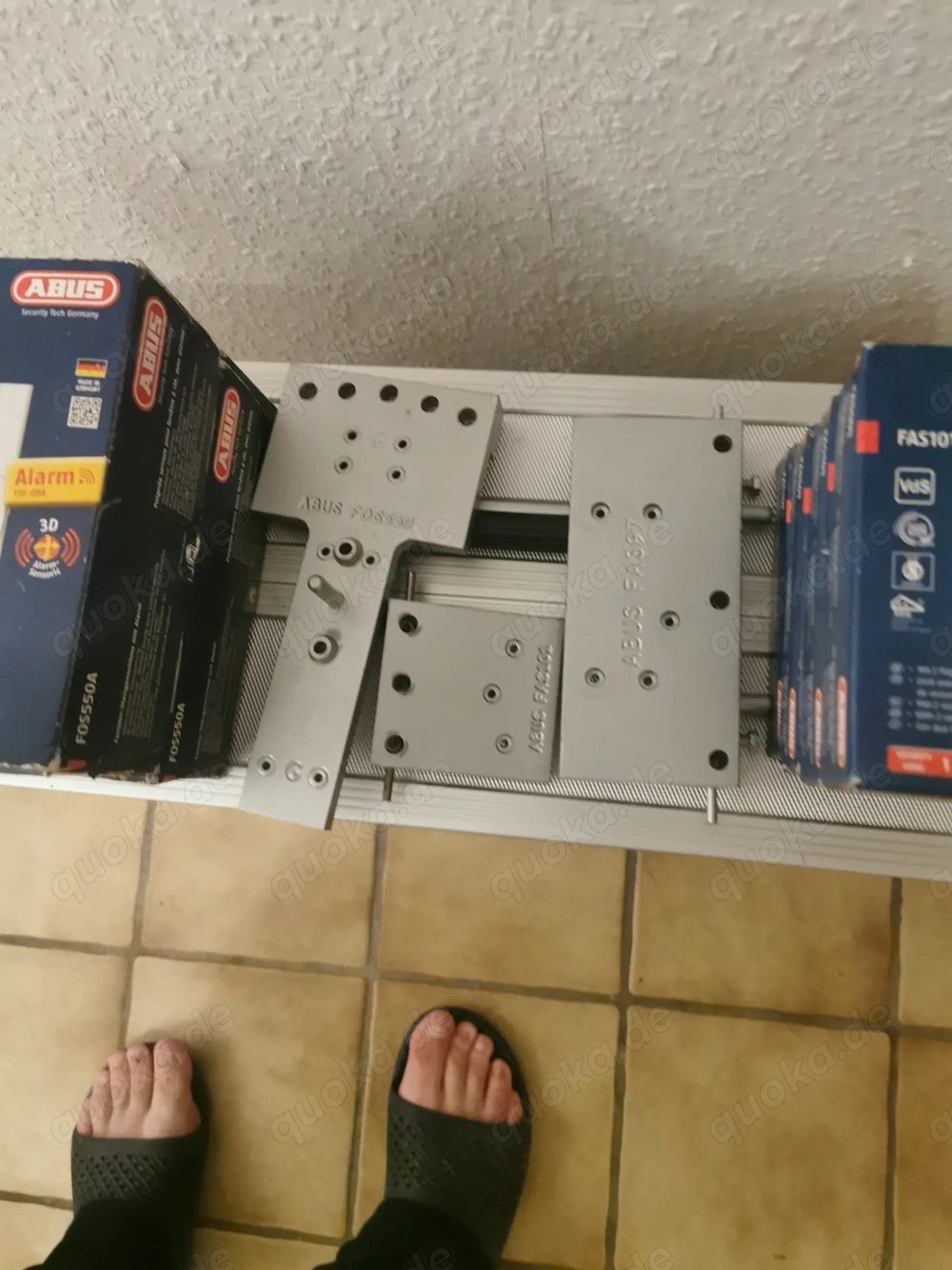 Einen schönen Abus Musterkoffer mit Sicherheitsbeschläge 