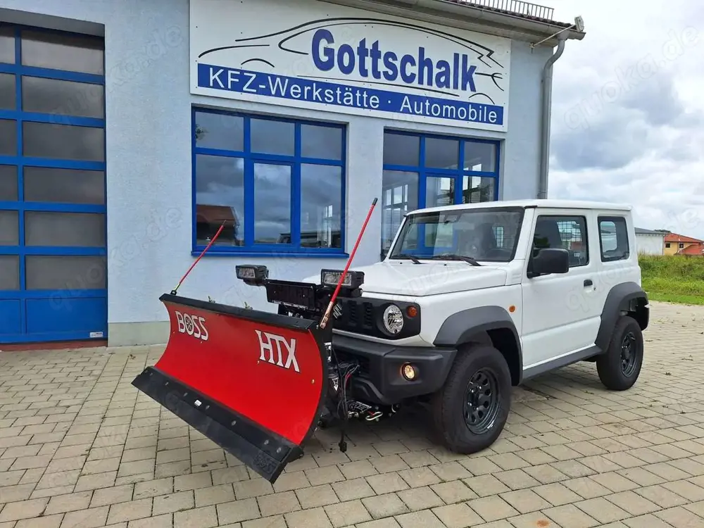 Suzuki Jimny WINTERDIENST Schneepflug Streugerät BOSS LEHNER