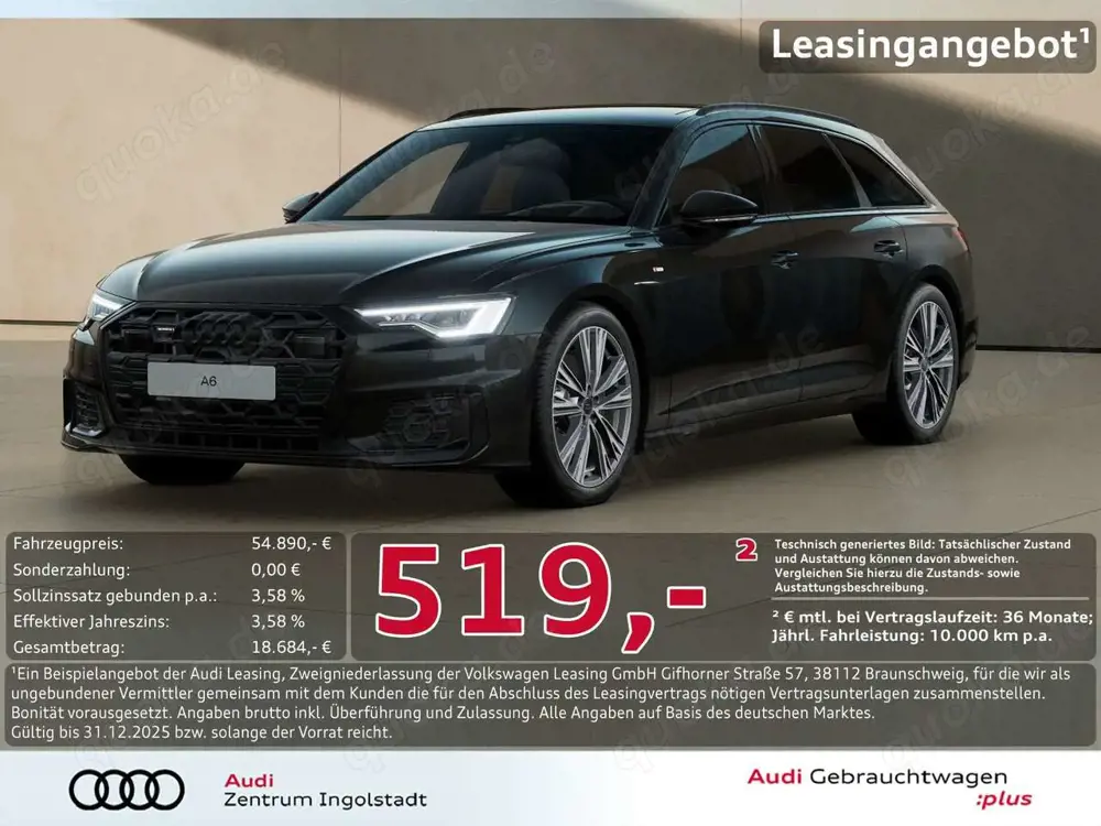 Audi A6 Avant 50 TDI qu S line MATRIX 20" AHK PANO HuD