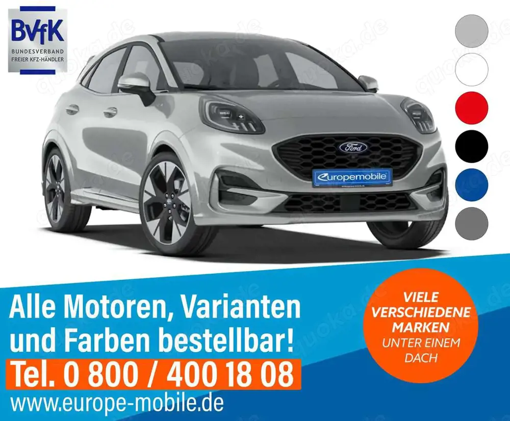 Ford Puma 2026,25 ST-LINE X 1.0 l EcoBoost Hybrid 125 M6