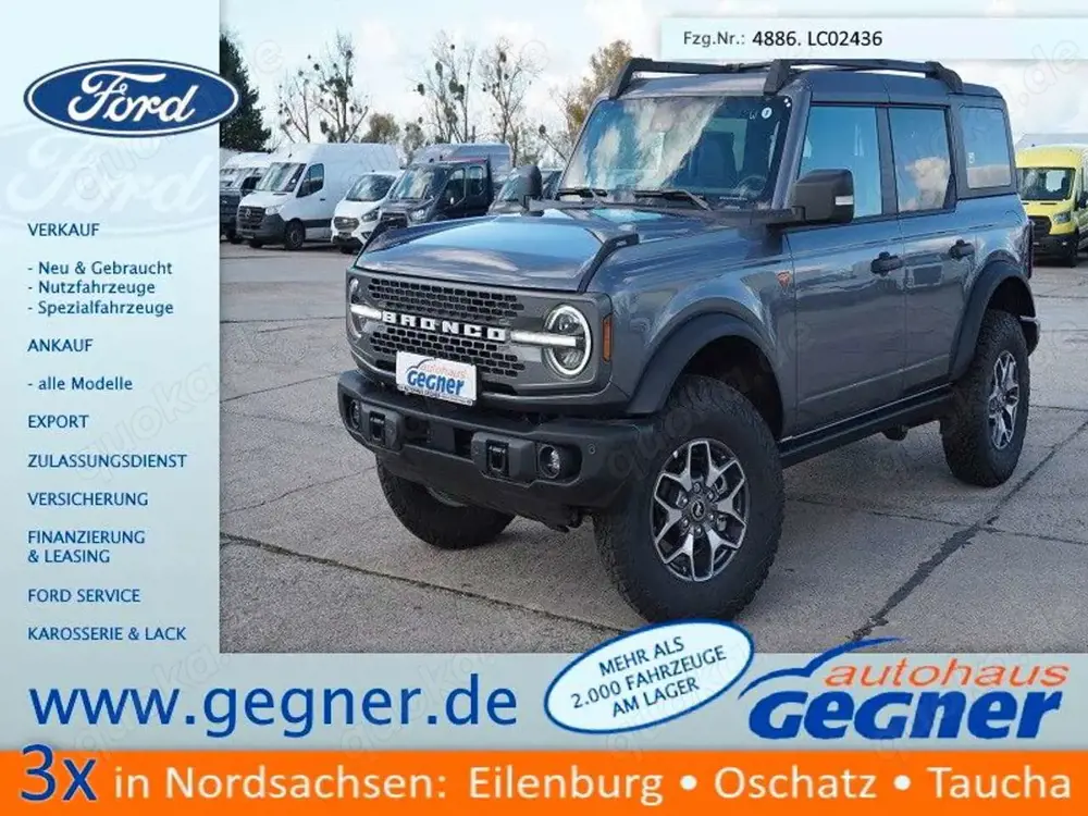 Ford Bronco Badlands 2.7L V6 AT 4x4 360Kam Navi BO