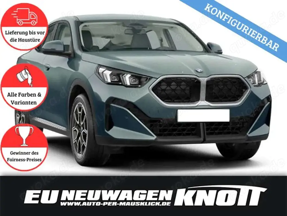 BMW X2 sDrive18d;MODELLJAHR 2024 mit Curved Display